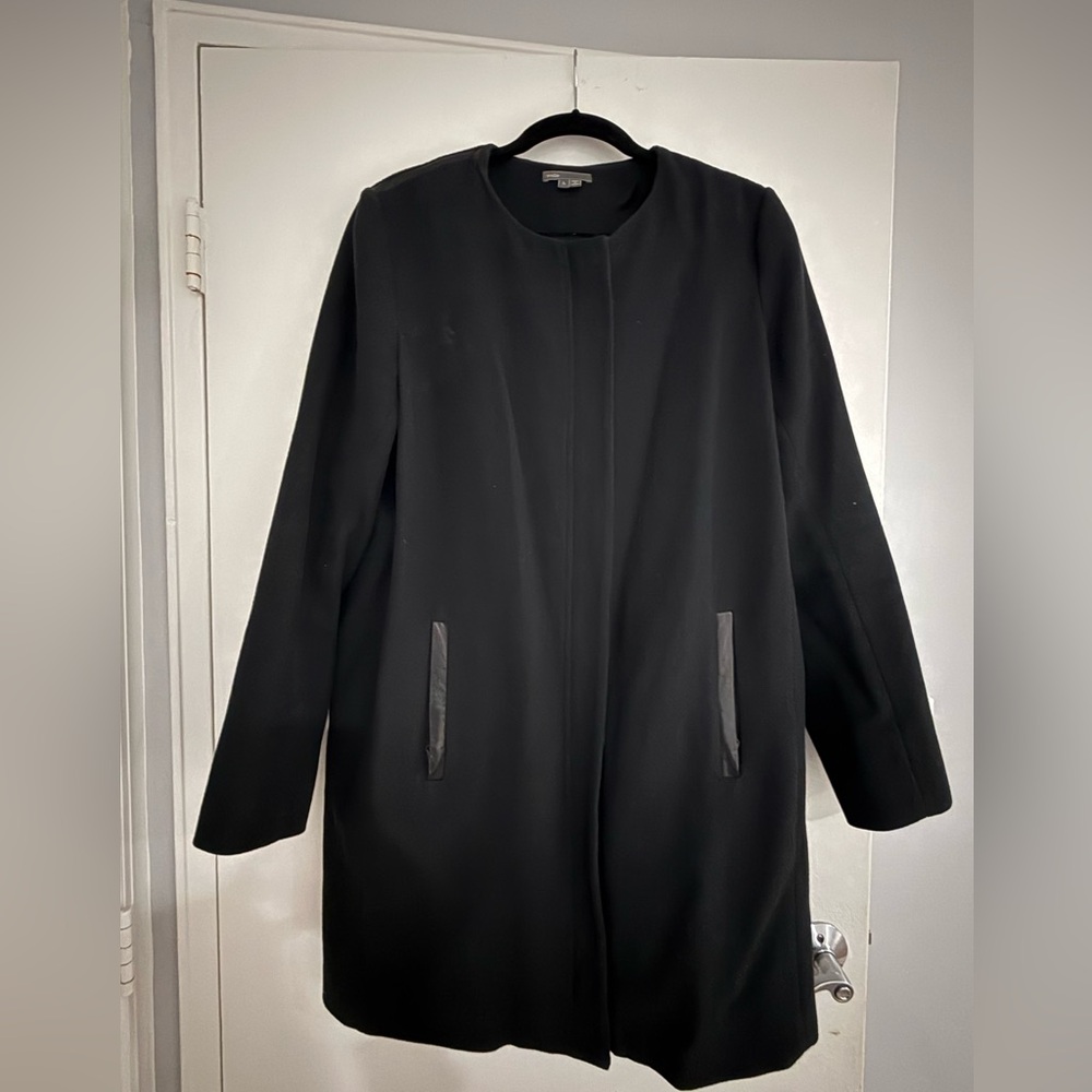 Vince Black Winter Coat - Size L